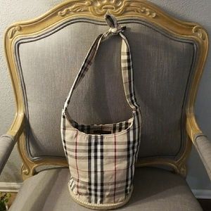 Burberry khaki nova check bucket  tote